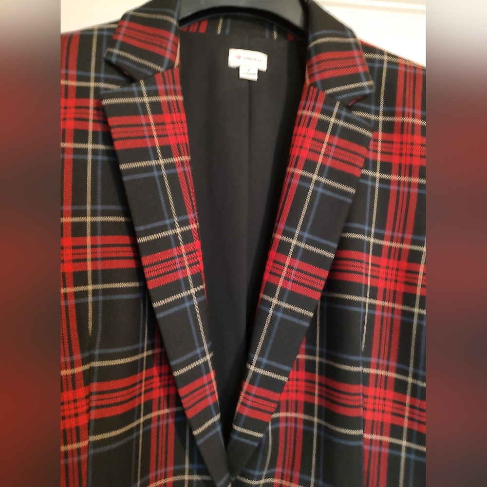 Cremeux plaid blazer